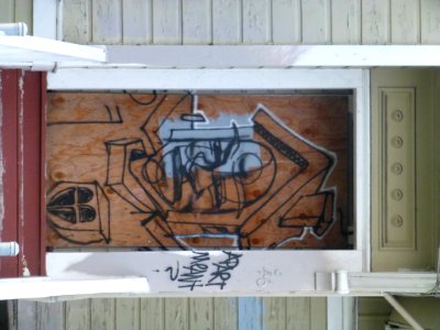 Brown Wood Fixture Door
