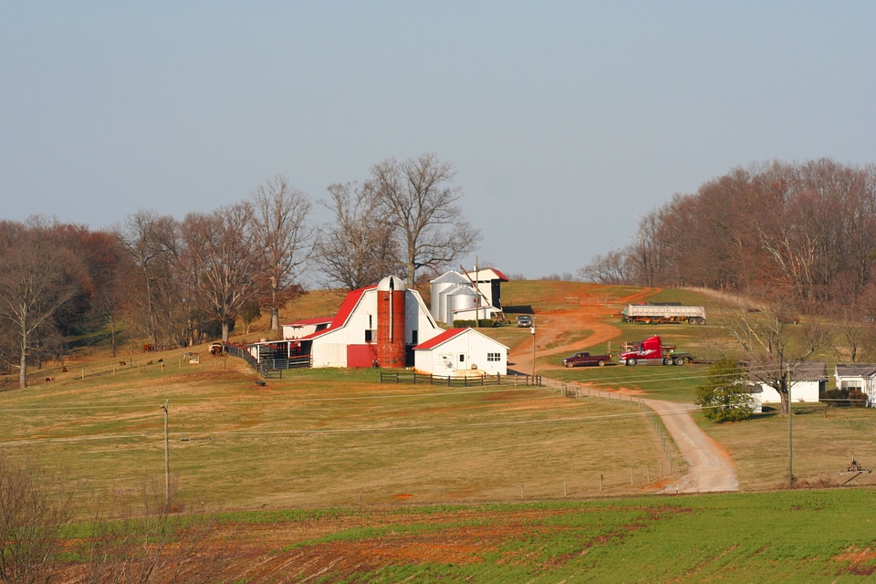 Field sky house