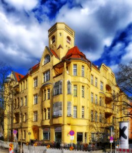 White And Brown Paint Building photo