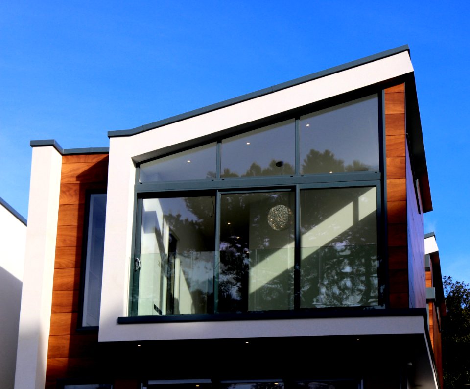 Modern Building Against Blue Sky