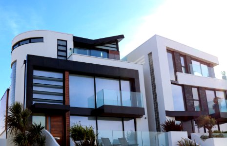 Modern Building Against Sky photo