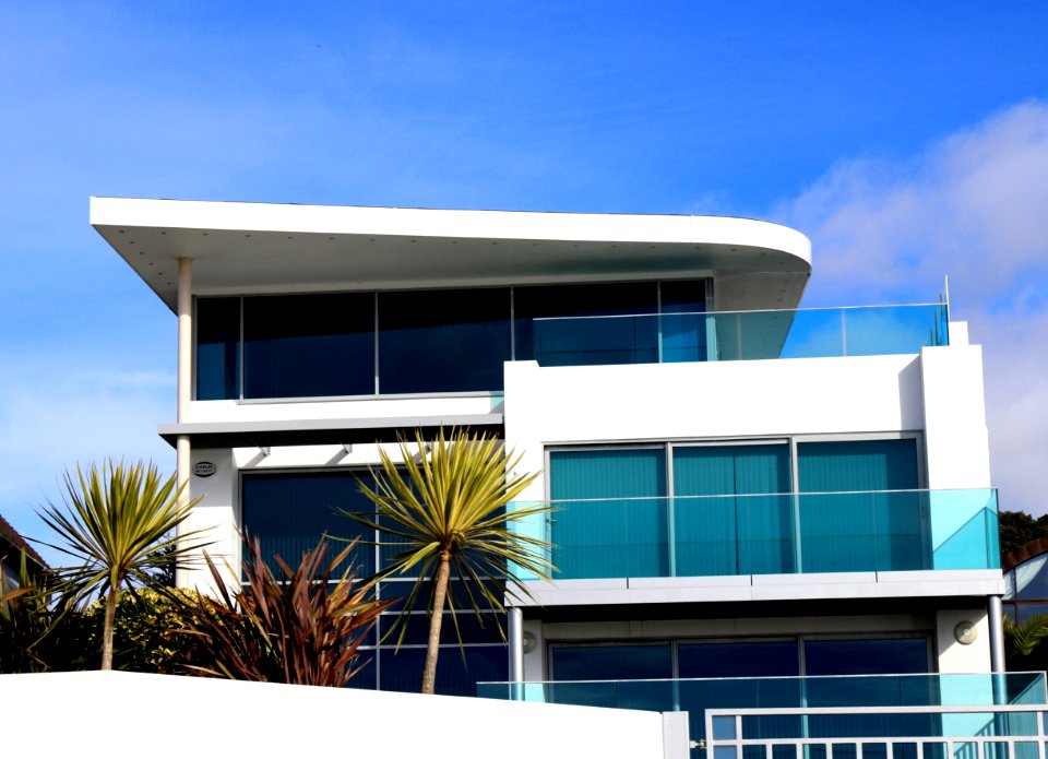 Low Angle View Of Balcony Against Sky
