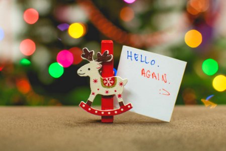 Christmas Ornament With Sign