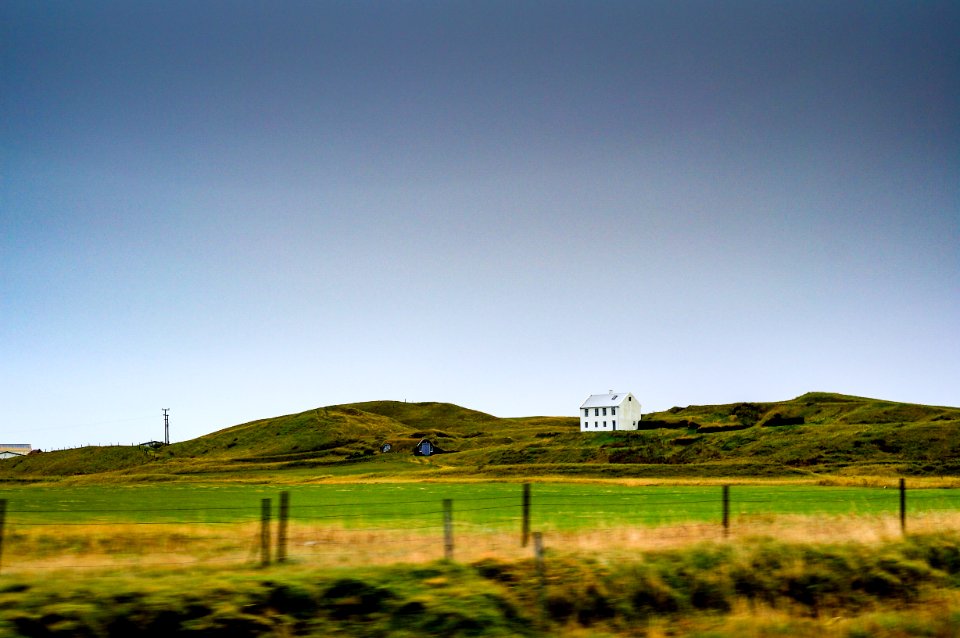 Landscape Against Clear Sky