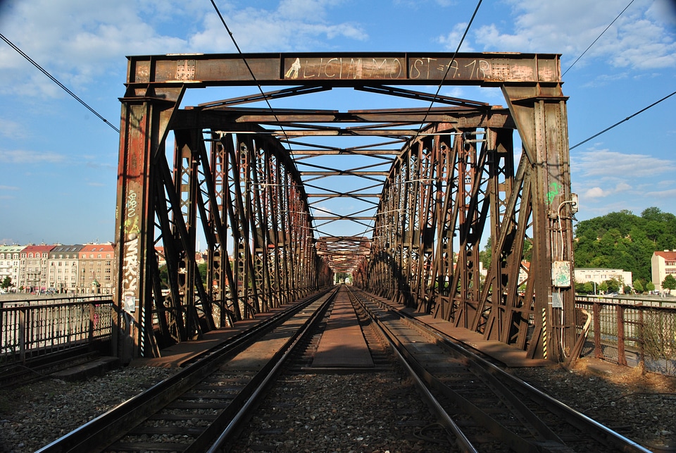 Ties track railroad tracks