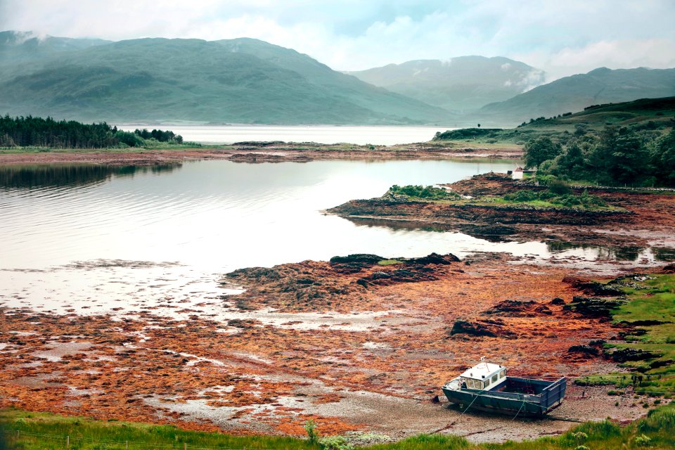 Low-Tide Square Scottish Boat
