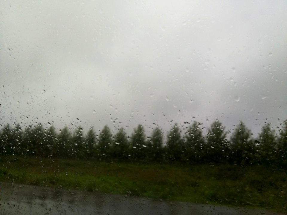 Rain On The Cars Window