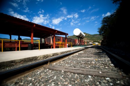 Empty Train Station