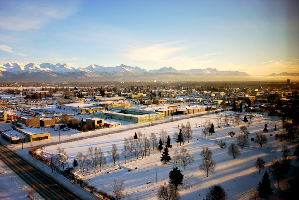 Small Town In Mountains