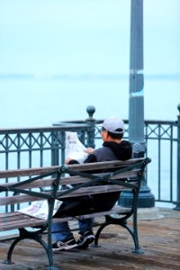 Newspaper Bench photo