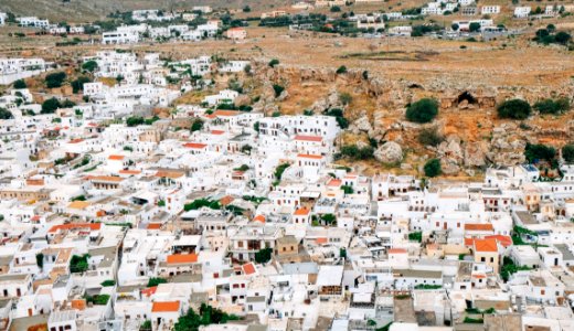Dazzling White Village