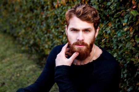 Portrait Of Young Man In Autumn photo