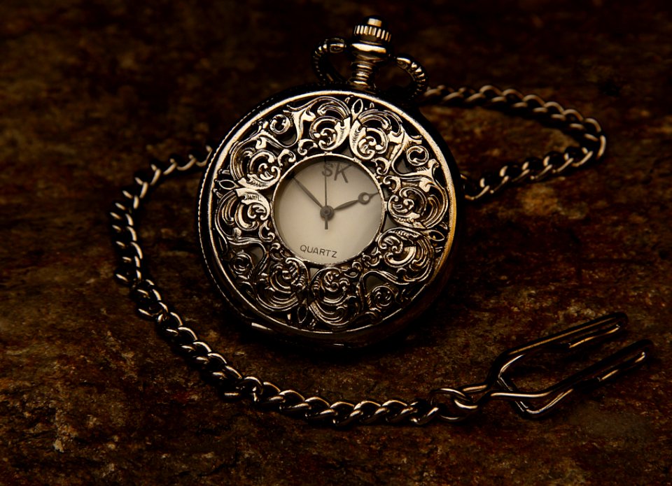 Silver Sk Pocket Watch