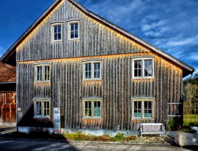 Detached House With Wooden Cladding