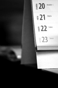 Calendar On Desk photo