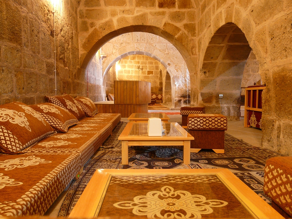 Interior living room seating area