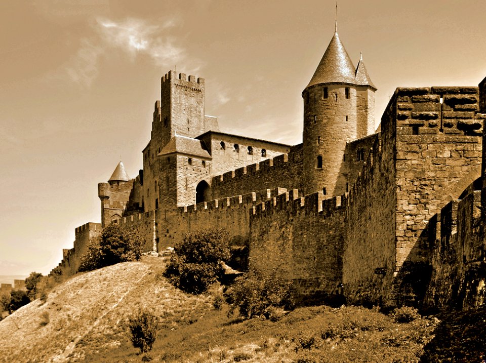 City Walls Of Carcassonne