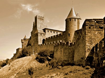 City Walls Of Carcassonne
