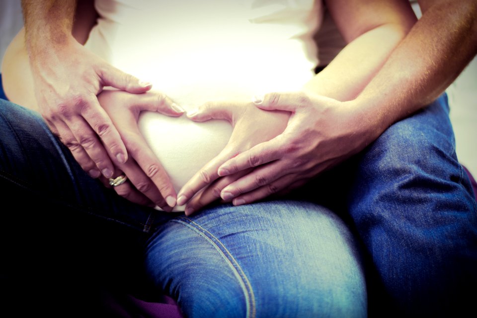 Pregnant Woman And Partner