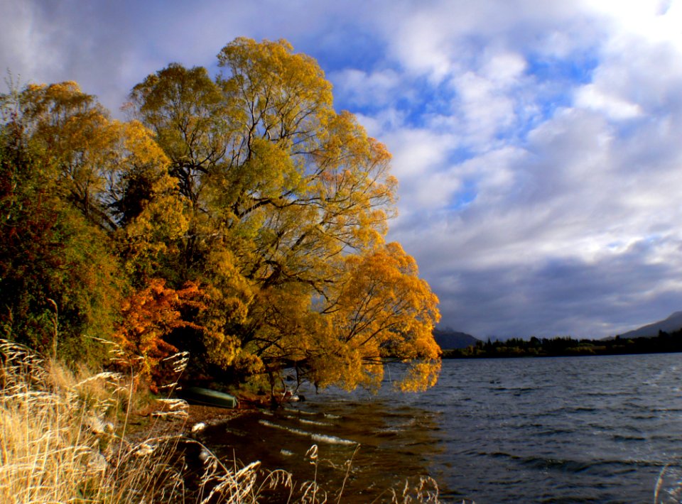 Lake Hayes Otago NZ Autumn