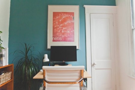 Desk In Home Office photo