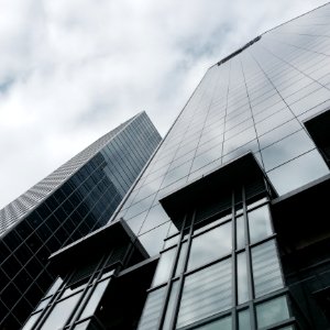 Modern Buildings Constructed In Glass And Steel photo
