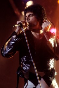 Freddie Mercury Singing On-stage photo