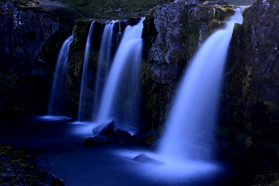 Scenic View Of Waterfall