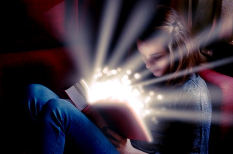 Woman Reading A Book photo