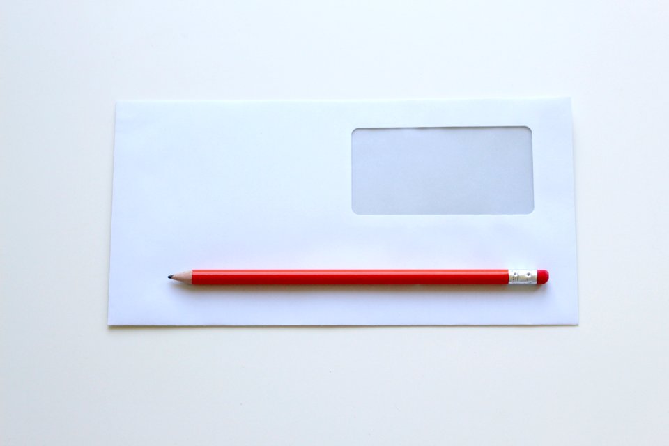Envelope Paper And Pencil
