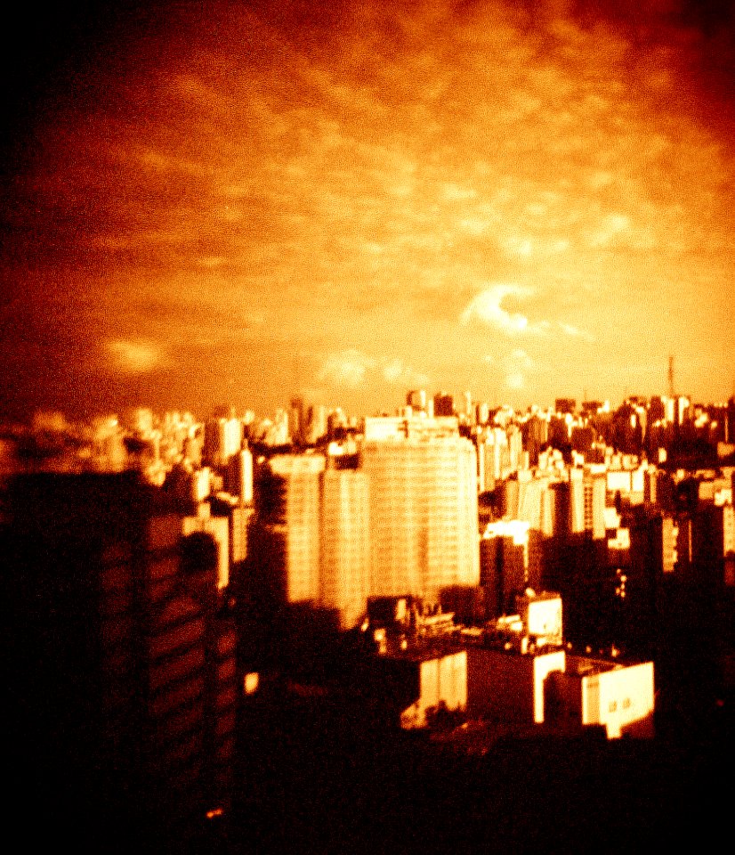 Holga Experience 2013 - So Paulo Skyline On Lomo