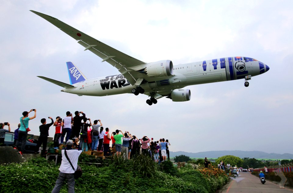 ANA Flight With Star Wars Design