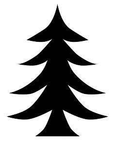 Christmas Tree Black