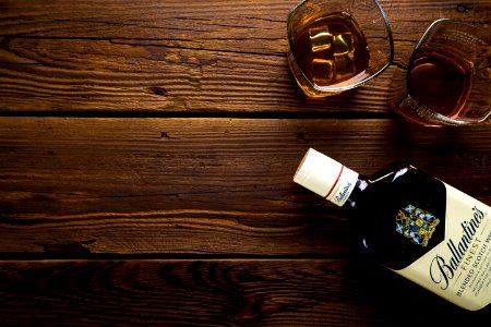Bottle Of Whiskey And Glasses