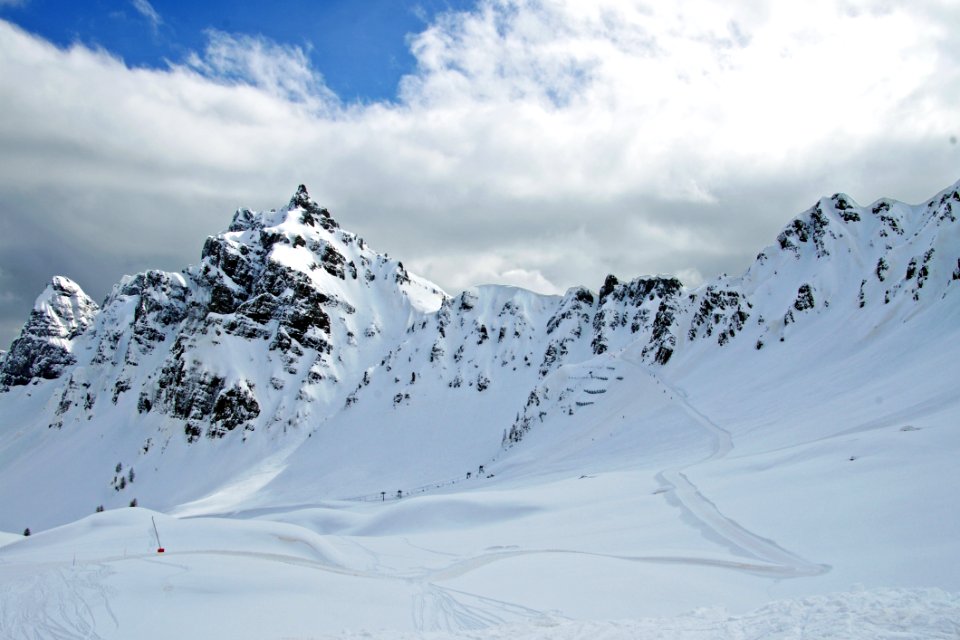 Extreme Skiing In Alps