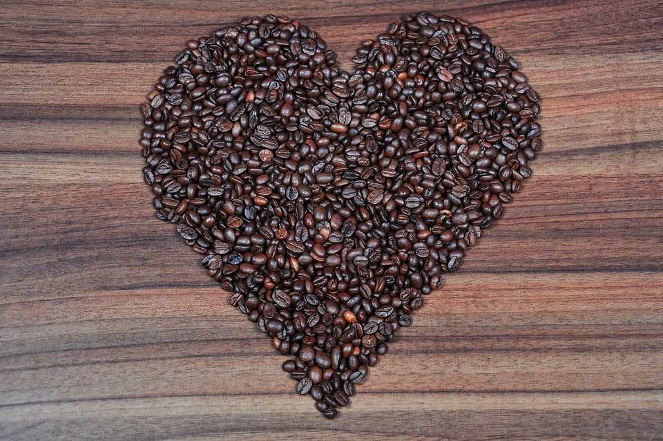Heart coffee heart love