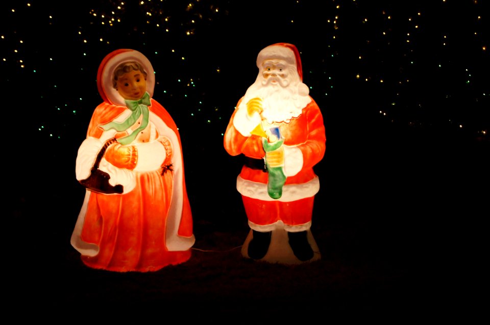 Christmas Ornament Santa Claus Window Christmas Decoration