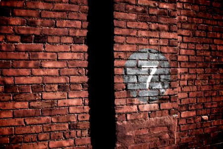 Brown Brick Brickwork Wood