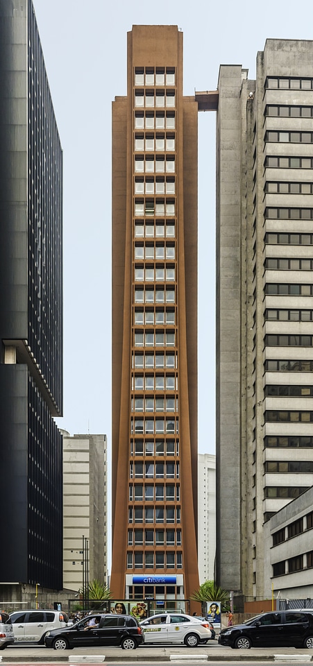 Street skyscrapers city