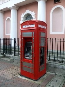 Modernised Red Phone Box photo