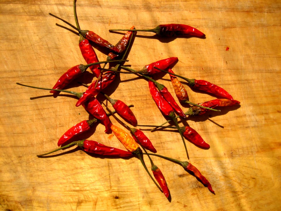 Heap Of Dried Chili Peppers