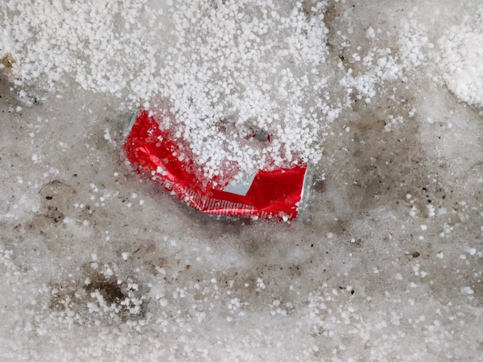 Snow Freezing Font Concrete