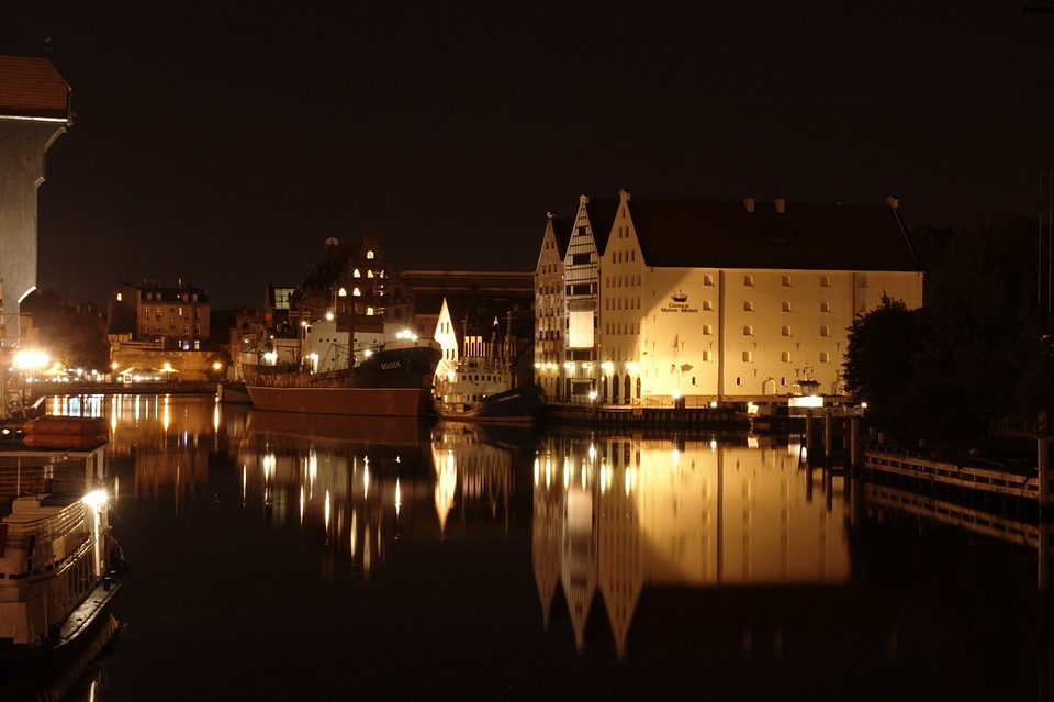Historic center night city