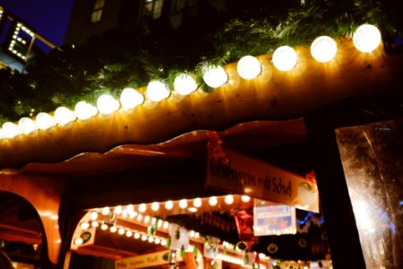 Stand At Christmas Market