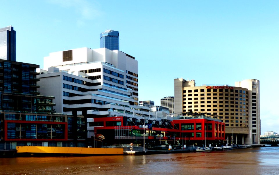 WTC Wharf Yarra River Melbourne