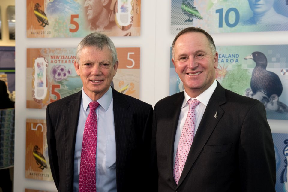 Governor Graeme Wheeler And Prime Minister John Key