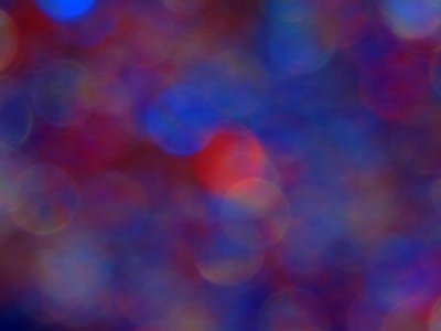 Red White And Blue Bokeh