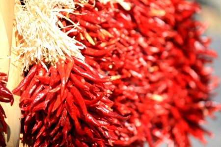 Bundles Of Red Peppers