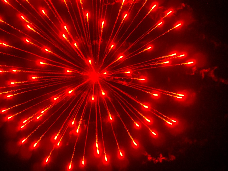 St Cyprien Bastille Day Fireworks At Garrit-france-em10-20150713-P7130313