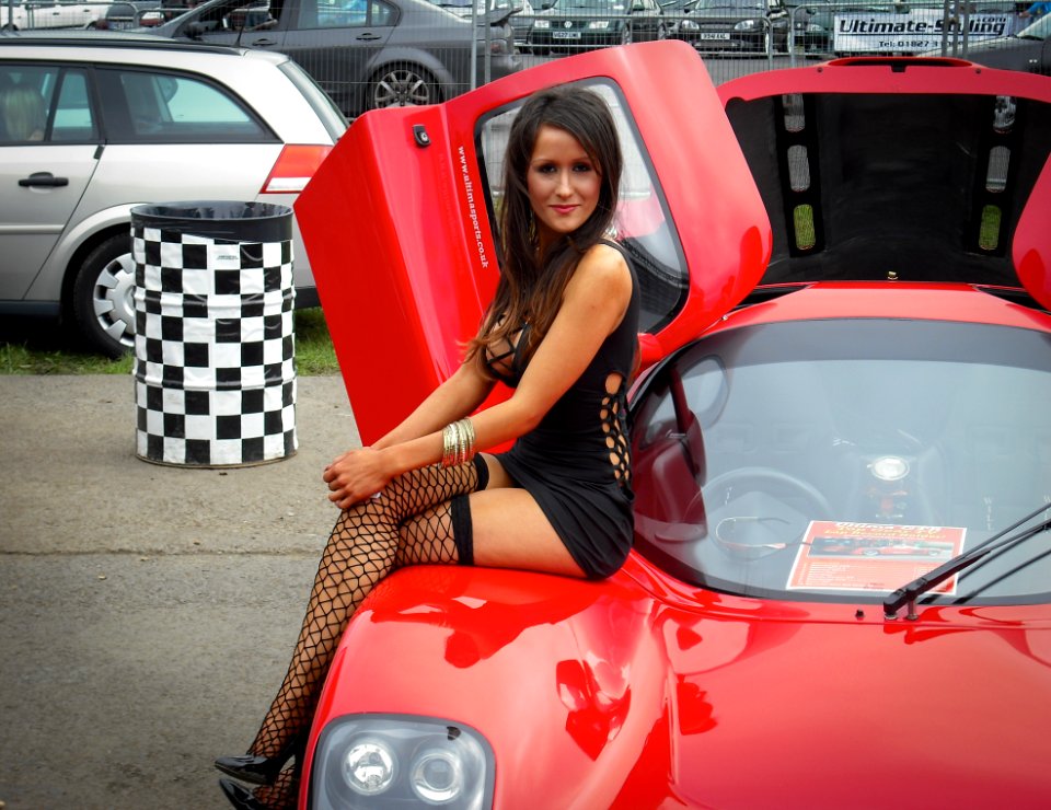 Girl On Ultima GTR